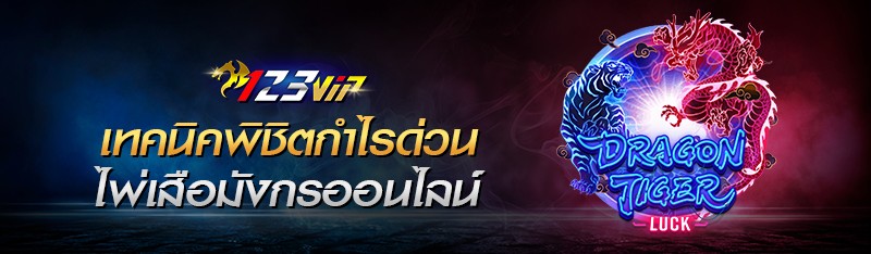 เทคนิคพิชิตกำไรเกมไพ่เสือมังกรออนไลน์